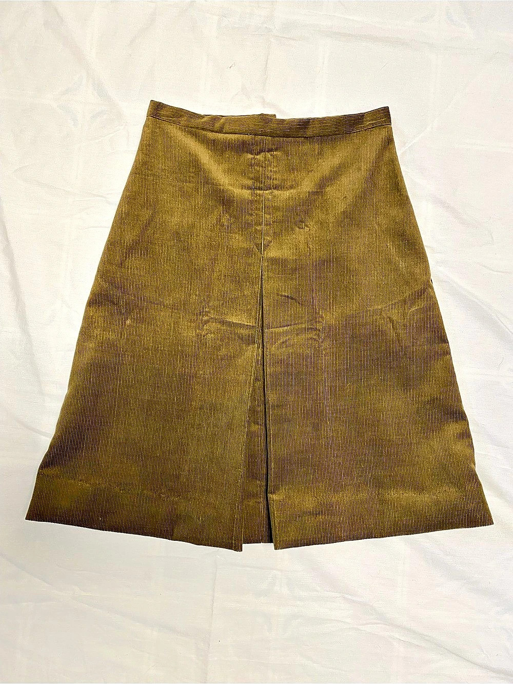 Girl’s Brown Corduroy A-Line Skirt